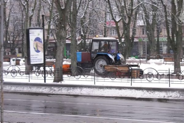У місті засніжило