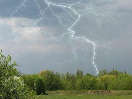 Жителів Чернігівщини попереджають про грозу та сильний вітер